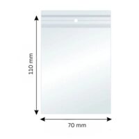 Pungi din polietilena Ziplock, 70 x 110mm, 100 bucati/se