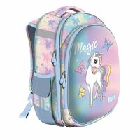 Ghiozdan HB01 ST Right Magic Unicorn 2 comp dim 39x29x17 (1buc/buc)