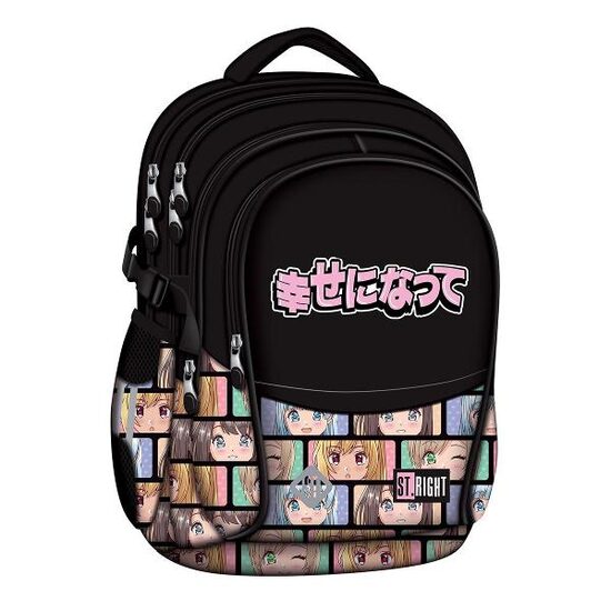 Ghiozdan BP01 ST RIGHT Colour Anime 4 compartimente 43x32x21 cm (1 buc/buc)