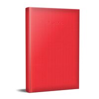 Agenda datata RO A5, 352 pagini, coperta buretata, culoare Rosu Coral 2025