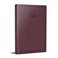 Agenda datata Tucson RO A5, 352 pagini, coperta buretata, culoare Maro inchis 2025