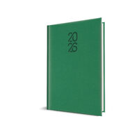 Agenda datata Tucson RO A5, 352 pagini, coperta buretata, culoare Verde Smarald 2026