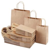 Sacose natur cu maner sfoara PK204 32x12x41 100gr/m2