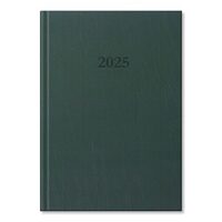 Agenda Period Standard B/5 saptamanala din piele ecologica verde 2025