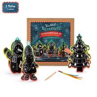 Wichtel 3D scratch figure craft set 3 pieces