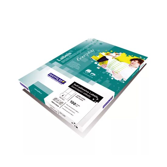 Eticheta 105x148 4/A4 100/top mata uz universal Rayfilm