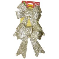 Decoratiune Craciun, fundite pentru brad, auriu, 19x13cm