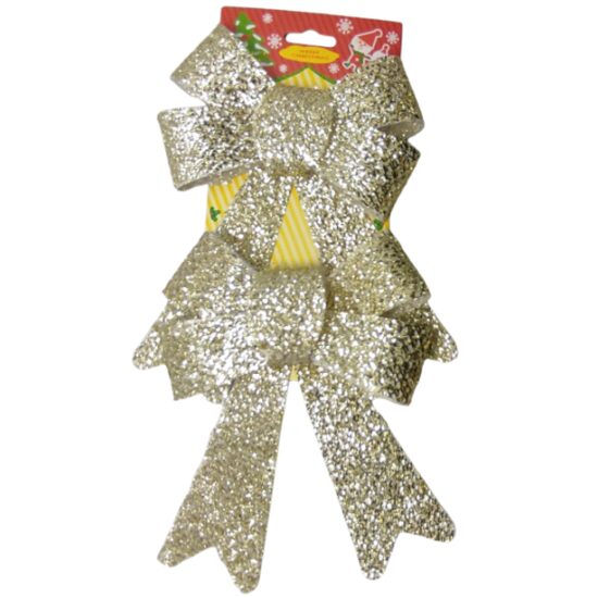 Decoratiune Craciun, fundite pentru brad, auriu, 19x13cm