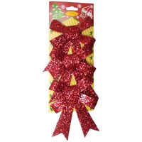 Decoratiune Craciun fundite pentru brad, rosu, 9x6cm