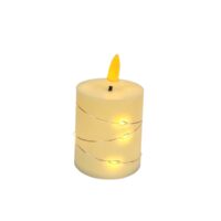 Lumanari pastile cu led lum. calda 7cm