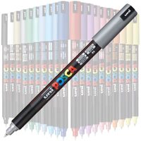 Marker UNI PC -1MR Posca 0.7 mm argintiu 89927