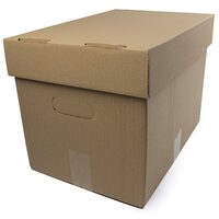 Container arhivare cu capac detasabil si manere 386*257*274