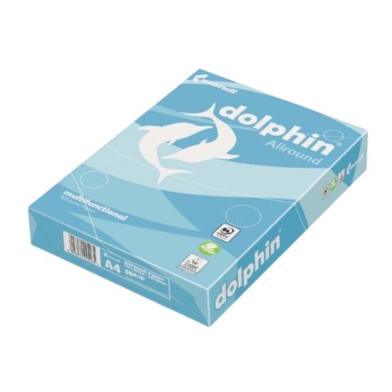 Hartie copiator DOLPHIN Allround, A4, 80 g/mp, 500 coli