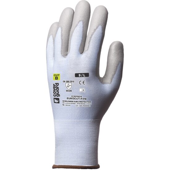 MANUSI EUROCUT P318 ANTITAIERE SUBTIRI, TRICOT DE 18, PALMA