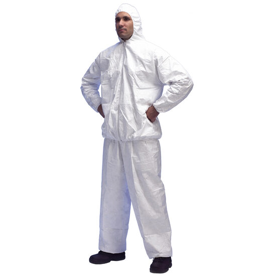 JACHETĂ TYVEK CU FERMOAR, GLUGĂ_