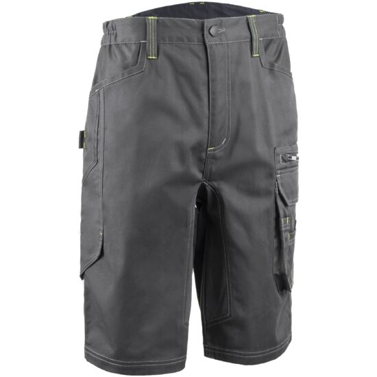 PANTALONI BERMUDE BARVA , DE CULOARE ANTRACIT-LIME_