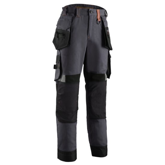 PANTALONI CRISTOBAL GRI INCHIS-ORANGE MARIMEA-