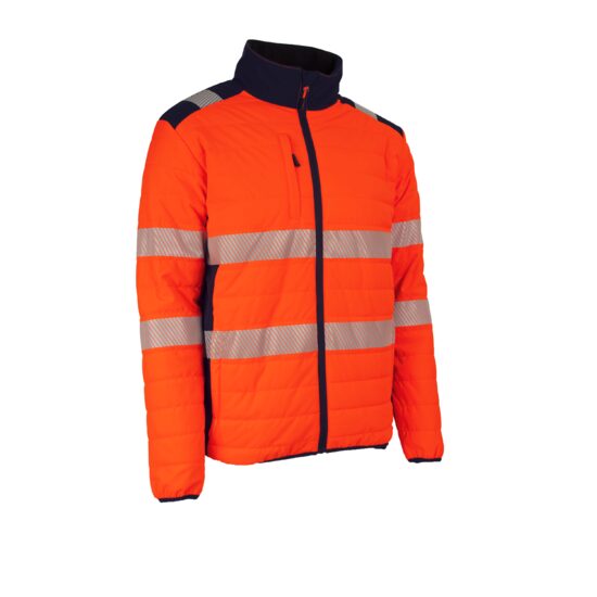 JACHETA FLAKE ORANGE HV NAVY MARIMEA-