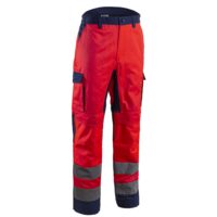 PANTALONI HIBANA ROȘU HV BLEUMARIN MARIMEA-