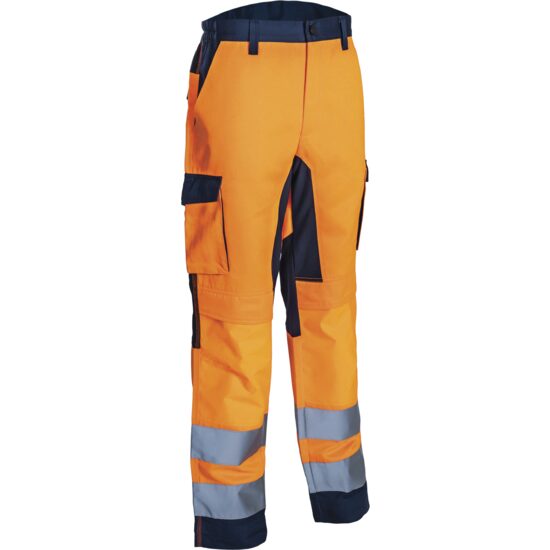 PANTALONI HIBANA PORTOCALIU HV BLEUMARIN MARIMEA-