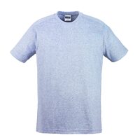 HIKE - TRICOU GRI CU MANECA SCURTA - JERSEY 100% CO 190G/M2 - MARIMEA-