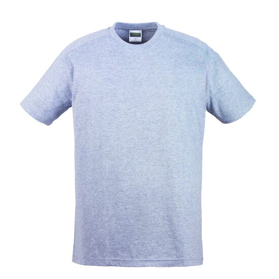 HIKE - TRICOU GRI CU MANECA SCURTA - JERSEY 100% CO 190G/M2 - MARIMEA-