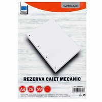 REZERVA CAIET A4 100F M 70G PAPERLAND