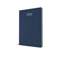 AGENDA DATATA SAPTAMANALA RO A4, 128 PAGINI, COPERTA BURETATA, CULOARE ALBASTRU, 2026