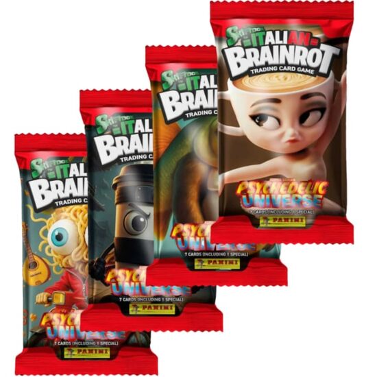 Panini Skifidol Italian Brainrot - Pachet cu 7 carti x 1 buc