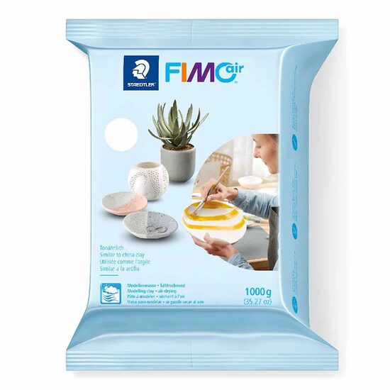 Pasta modelaj FIMO AIR BASIC 1000g COD CUL 0 ALB