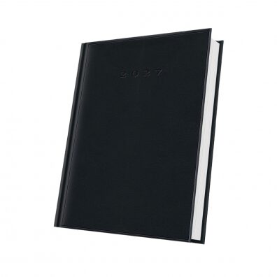 AGENDA DATATA A5 352PAG COPERTA BURETATA NEGRU 2027
