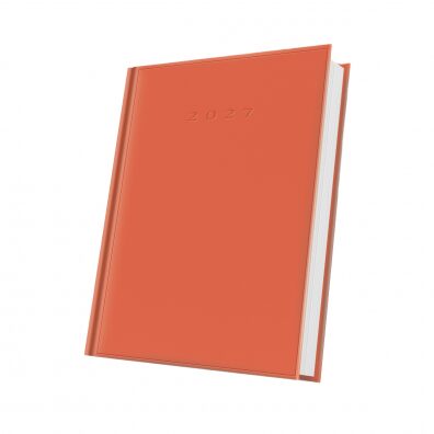 AGENDA DATATA A5 352PAG COPERTA BURETATA PORTOCALIU 2027