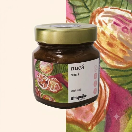 Crema de nuci 100%  WALNUT BUTTER 100% walnut 200gr