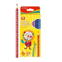 Creion color -KR971273- triunghiular 12db KEYROAD