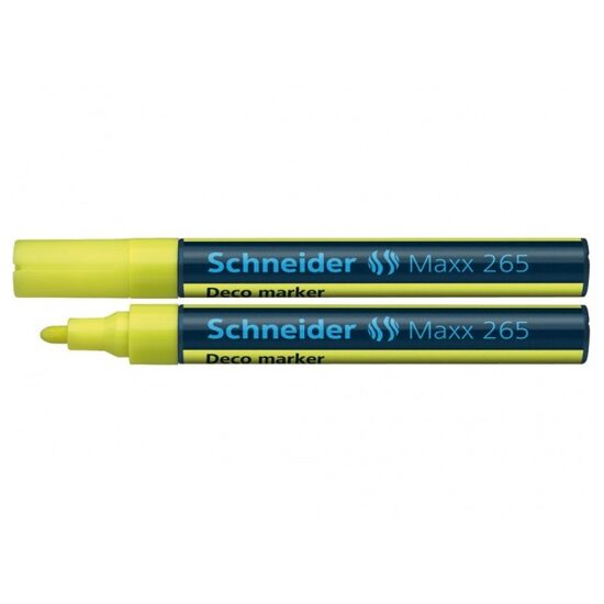Deco marker Schneider 2-3mm 265 galben