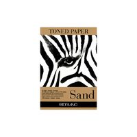 Bloc desen A4 Toned paper sand 120g 50 file Fabriano