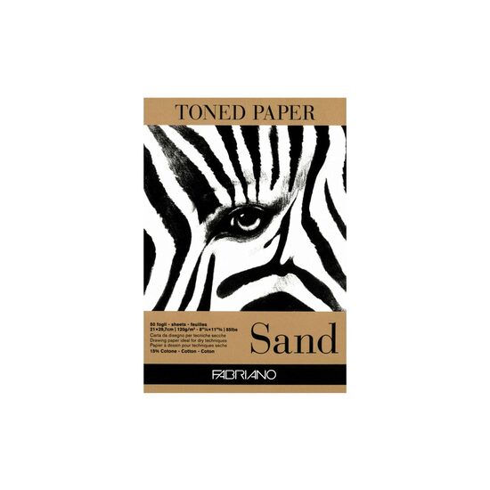 Bloc desen A4 Toned paper sand 120g 50 file Fabriano