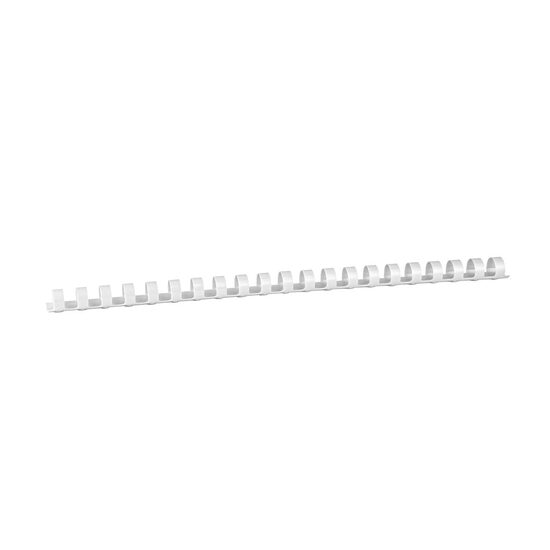 Spirală 12 mm din plastic Alb