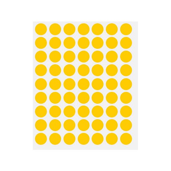 Etichete – buline color Galben