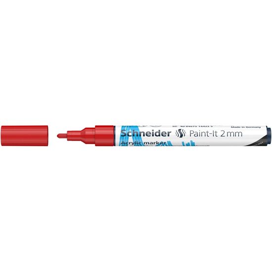 Marker cu vopsea acrilica Rosu Paint- It 310 2mm Schneider