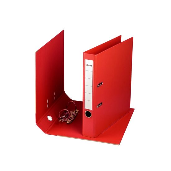 Biblioraft plastifiat übers 50 mm Rosu