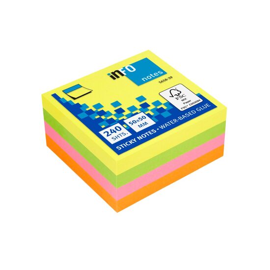 Cub Notes adeziv Briliant 50 x 50 mm