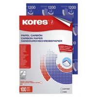 Indigo Kores A4, pentru scris de mana, 100 coli/top, albastru
