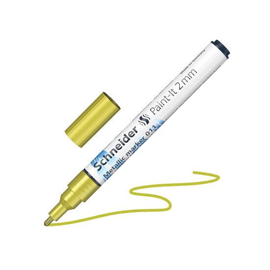 Marker Metalic Paint- It 011 2mm Schneider Yellow Metallic