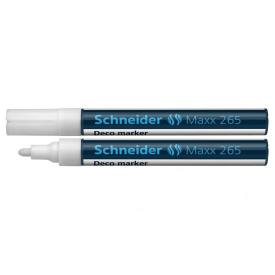 Deco marker Schneider 2-3mm 265 alb