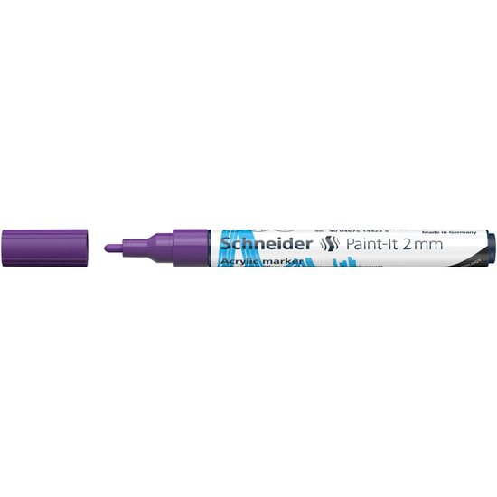 Marker cu vopsea acrilica Mov Paint- It 310 2mm Schneider