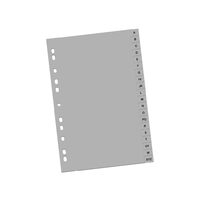 Index din plastic A-Z