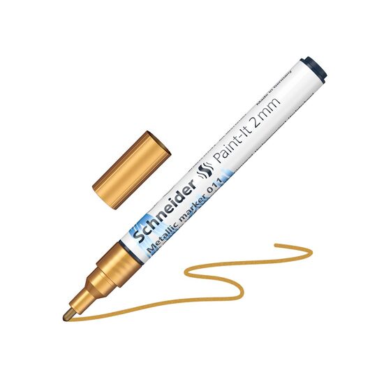 Marker Metalic Paint- It 011 2mm Schneider Gold Metallic
