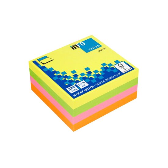 Cub Notes adeziv Briliant 75 x 75 mm