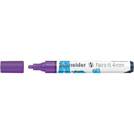 Marker cu vopsea acrilica Mov Paint- It 320 4mm Schneider